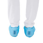 T0.5mm μίας χρήσης εσωτερικές καλύψεις παπουτσιών, μπλε προστάτες παπουτσιών μιάς χρήσεως