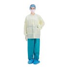 Το FDA CE πλέκει τα μίας χρήσης παλτά GB15979-2002 εργαστηρίων μανσετών