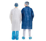 Μίας χρήσης παλτά εργαστηρίων FDA CE, πλήρες μίας χρήσης ιατρικό σακάκι μανικιών